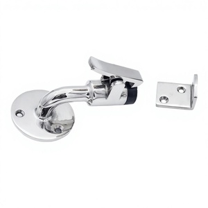 Heritage Metal 90 Degree <b>Door</b> Stop 316 Stainless Steel Wall Mount Marine Grade <b>Spring</b> Loaded <b>Door</b> Hook - Product Image 2