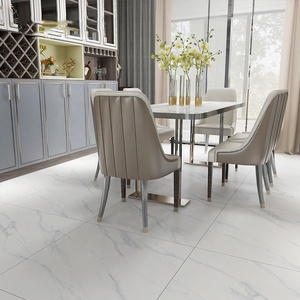 Trong kho 600x600 mét nhà máy bán buôn Trắng Porcelain Tiles tráng men sàn gạch phiến đá cẩm thạch đánh bóng gạch - Product Image 3