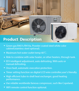 Bomba de Circulación de <span class=keywords><strong>Agua</strong></span> Caliente <span class=keywords><strong>Sanitaria</strong></span> de Acero Inoxidable, Tanque de Amortiguación DHW para Bomba de Calor, Ahorro de Energía Eléctrica, Uso Doméstico Exterior - Product Image 6