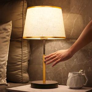 Modern Minimalist Luxury Table Lamp for Bedroom Warm <b>Light</b> Romantic New Chinese Style Cross-Border Tactile Feel Dimmable Night - Product Image 5