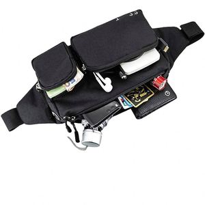 Échantillon gratuit : Tablier de luxe en polyester avec sangle, tablier en lin doux avec 2 poches - Product Image 1
