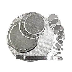 Factory Price Supply Stainless Steel Liquid Filter Disc Synthetic Smooth Screen Metal Plain Weave Core Mesh