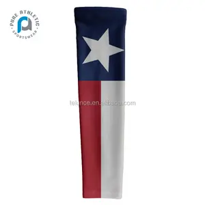 PURE Custom Sublimation Flag Arm Sleeves Uv Protection Bike Cycling Boys Arm Sleeves Volleyball Baseball Basketball Sleeves Arm