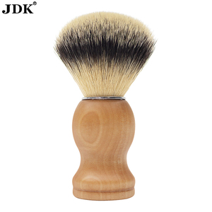 Support mural pour pinceaux de rasage avec manche en <span class=keywords><strong>bois</strong></span>, pour poils de blaireau fins ou synthétiques, pour barbier - Product Image 4