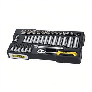 Juego de Llaves de Tubo Stanley de 3/8 Pulgadas, 36 Piezas, Kit de Herramientas Mecánicas - Product Image 2