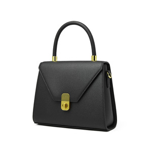 2023 sacs à main à bandoulière de luxe pour femmes Design <span class=keywords><strong>carré</strong></span> élégant Logo personnalisé fermeture de couverture en cuir véritable pour femmes et filles - Product Image 6
