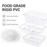 Granulés de résine PVC rigide non toxique pour conteneurs de produits frais de supermarché – Matière première UPVC haute rigidité