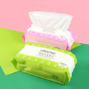 Thick Soft Cotton Facial Towels 100Pcs Makeup Removing <b>Wipes</b> For Skin Care And Beauty <b>Cleansing</b> - Product Image 5