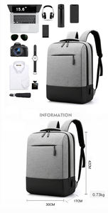 Mochila Personalizada para Hombre de 15 Pulgadas, Impermeable, para la Escuela, Negocios, Portátil - Product Image 5