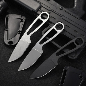 มีดแอนท์ไนฟ์ สำหรับเอาตัวรอดในป่า ขนาดเล็ก ใบมีดตรง ทำจากเหล็กคาร์บอนอเนกประสงค์ สำหรับงาน DIY กิจกรรมกลางแจ้ง ไม่สามารถพับได้ รับผลิตแบบ OEM - Product Image 1