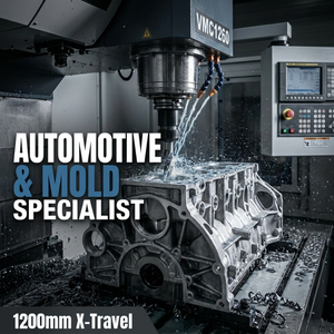 Centre d'usinage CNC VMC1260, Fournisseur Vérifié, 3, 4, 5 Axes, Course de 1200 mm, Prêt pour les Appels d'Offres Mondiaux - Product Image 4