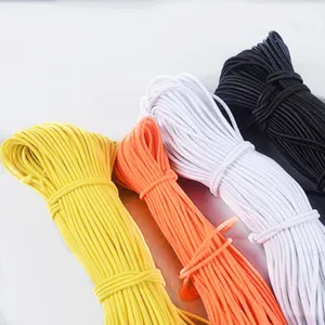 Duurzame Polyester Quick Elastische Koord In Roll Met Solid Meerdere Kleuren Voor Chinese Knopen En Meisjes Hemdje