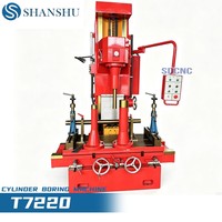 Machine à alésage verticale Senmo T7220, haute précision, corps en fonte, réparation de bloc-cylindres de moteur automobile, alésage maximal de 200 mm