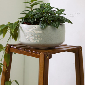 Floor-standing flower stand, balcony, office, living room flower pot stand, succulent plant stand, multi-tiered storage <b>shelf</b>, - Product Image 4