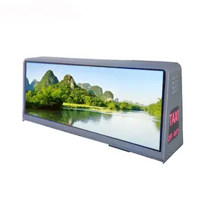 Outdoor HD Waterproof Double Sided Outdoor P2.5 Car Roof Advertising Taxi Top Smart Led Display Car Led display