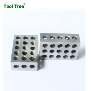 Máy Công Cụ 2Pc Sparallel Kẹp Block Set 1-2-3 Khối Phù Hợp Machinist 123 Công Cụ Phay 23 Lỗ 1-2-3 "Khối Đo - Product Image 3