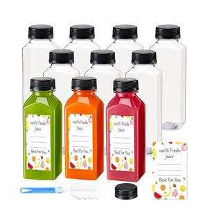 Botellas de Plástico PET Vacías al por Mayor para Bebidas, Jugos, Smoothies y Agua con Tapa - Product Image 1