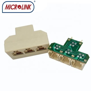 <span class=keywords><strong>Prise</strong></span> <span class=keywords><strong>t</strong></span>éléphonique 1 femelle à 3 femelle RJ11 6P4C séparateur de <span class=keywords><strong>prise</strong></span> 2 /3/4 voies adaptateur <span class=keywords><strong>T</strong></span> - Product Image 2