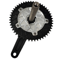 SNAIL TM700-H Pédalier d'entraînement en alliage d'aluminium pour vélo de piste, pignon fixe 47T-61T BCD 144 151mm Q-Factor