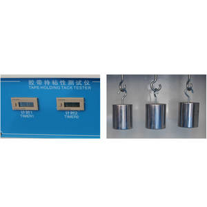 Probador de adherencia de etiquetas, probador de adhesivo duradero, máquina de prueba de cinta, máquina de prueba de cizalla de retención de cinta adhesiva de 5 grupos - Product Image 5
