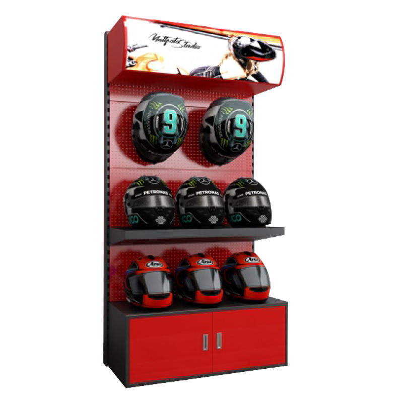 Apache Modern Metal Hole Board Light Duty Single-Sided Floor Display Rack Powder Coated for Decoration Tools for Supermarkets