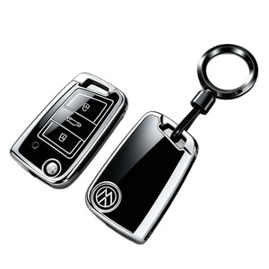 Housse de protection pour clé de voiture VW de luxe, étui en TPU résistant aux rayures, <span class=keywords><strong>porte</strong></span>-clés pour Beetle Golf Passat <span class=keywords><strong>GTI</strong></span> Jetta - Product Image 5