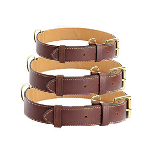 Collar de Cuero Sintético para Perro, Collar Lavable de Alta Calidad para Perro Mediano y Grande, Clásico Vegano - Product Image 1