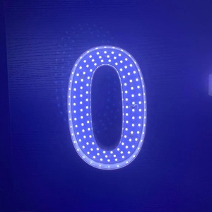 New Original Hút Từ Mini 3d Sáng Từ Trang Trí Máy Tính Để Bàn Với Vị Trí Thay Đổi Led Ký Tự - Product Image 5