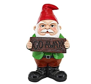 Statue de jardin en résine <span class=keywords><strong>Mr</strong></span>. <span class=keywords><strong>Bad</strong></span> Attitude, gnome impoli. Décorations de jardin en résine pour l'extérieur - Product Image 2
