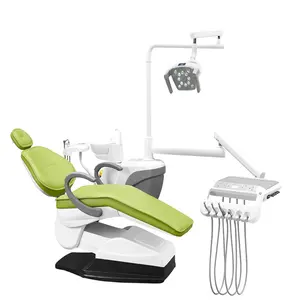 وحدة طب الأسنان بمحرك عالي الجودة ، مفتاح واحد للهواء والماء والطاقة المستخدمة