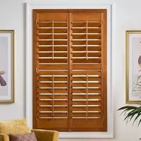Volets en bois massif sur mesure pour intérieur, stores de fenêtre en bois naturel, volets durables de qualité supérieure