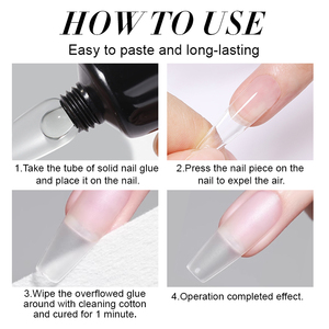 <span class=keywords><strong>LILYCUTE</strong></span> Pegamento Sólido para Uñas de 15ml, Transparente, Sin Residuos Pegajosos, Fuerte Fijación, No Flotante, para Uñas Postizas - Product Image 6