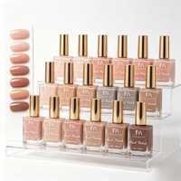 15ml Cat Kuku Warna Nude Alami Tahan Lama, Cat Kuku Warna Nude Natural, Label Pribadi Grosir