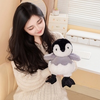 Jouet en peluche doux et mignon en forme de poussin, de canard ou de pingouin, avec rembourrage en coton PP super doux et fonction anti-stress