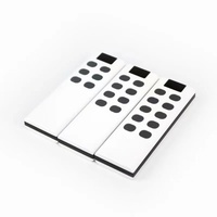 Télécommande de présentation sans fil avec pointeur laser, récepteur USB, contrôleur de présentation, bouton personnalisé, pour enseignant, en métal, avec fonction de défilement