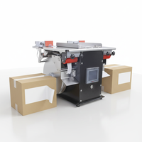 Nouvelle machine semi-automatique NWD, best-seller, pour l'étiquetage et le scellage d'angles droits à 90 degrés des petites boîtes en carton