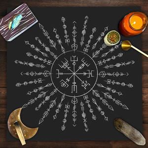 Tarocchi piazza tovaglia mare velluto tessuto terrazza tavolo da pranzo copritelo multiuso Mandala vita albero farfalla - Product Image 5