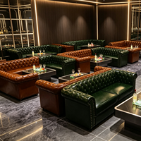Meubles de luxe Chesterfield Club Booth Sièges Hôtel Restaurant Intérieur Moderne Bar Booth Sofa
