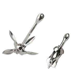 6kg ancla plegable fábrica gran oferta acero inoxidable 316 barco marino alto pulido espejo ancla plegable - Product Image 5