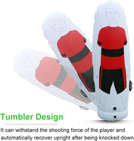 Mannequin d'entraînement de football gonflable pour adulte, 1,75 m, pliable, en PVC écologique, design durable, couleur et logo personnalisables