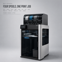Offre Spéciale Imprimante 3D FDM Hot Sale Bamboo Lab H2D Combo Double Extrudeur Multi-Matériaux CoreXY Haute Vitesse 1000mm/s Encastrée