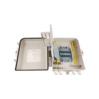 Boîtier de distribution de fibre optique FTTH 16 cœurs, étanche pour extérieur, avec adaptateurs SC APC UPC, boîtier terminal optique
