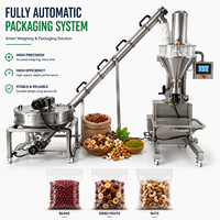 Machine d'emballage entièrement automatique pour noix, légumineuses, fruits secs et bâtonnets glacés, avec système de gaufrage, de capsulage et de contrôle par écran tactile pour l'emballage en boîte