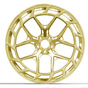Cerchi in Lega Forgiati con Design a Rete 17x9 4x100 Oro Cromato da <span class=keywords><strong>15</strong></span> 16 17 18 19 20 21 22 Pollici per Jeep Mini <span class=keywords><strong>Fiat</strong></span> - Product Image 2
