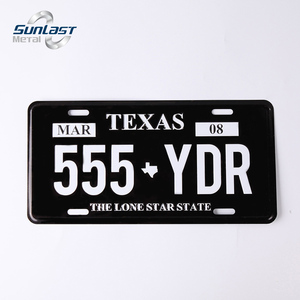 Tùy chỉnh 6 "X12 USA tấm giấy phép trống cho thăng hoa áo trắng xe số tấm Bán Sỉ - Product Image 5