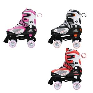 Patins à quatre roulettes réglables pour enfants, bottes souples, 4 roulettes - Product Image 4