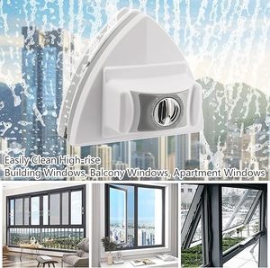 Magnetic <strong>Window</strong> Glass <strong>Cleaner</strong> 5-25mm <strong>Double</strong> <strong>Sided</strong> Adjustable for High Rise Buildings Eco-Friendly Hand Style - Product Image 5