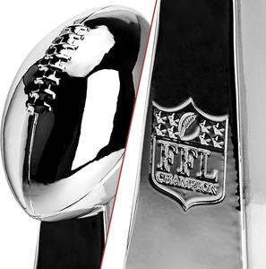 كأس بطولة كرة قدم خيالية مخصصة ، ميدالية معدنية من الكروم ، جائزة الفائز بالمركز الأول - Product Image 5