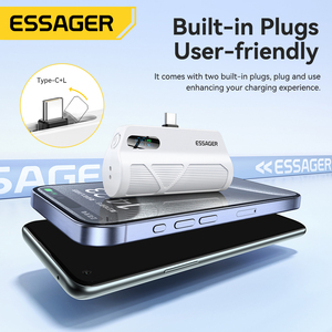 Essager QH-185 <span class=keywords><strong>5000</strong></span> <span class=keywords><strong>mAh</strong></span> Điện thoại di động sạc di động nhỏ mini ngân hàng điện <span class=keywords><strong>5000</strong></span> <span class=keywords><strong>mAh</strong></span> sạc nhanh Loại C Powerbank - Product Image 3