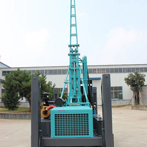 แท่นขุดเจาะหลักตีนตะขาบสำหรับใช้ในบ้านดีเซล1000เมตร1200มม. มอเตอร์ปั๊มกระปุกเกียร์สำหรับการสุ่มตัวอย่างเหมืองถ่านหินในฟาร์ม - Product Image 1